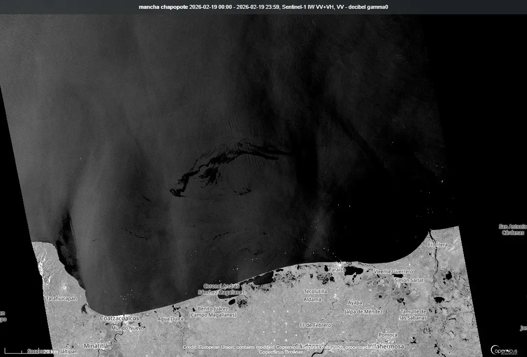 Derrame de hidrocarburos en el Golfo de México